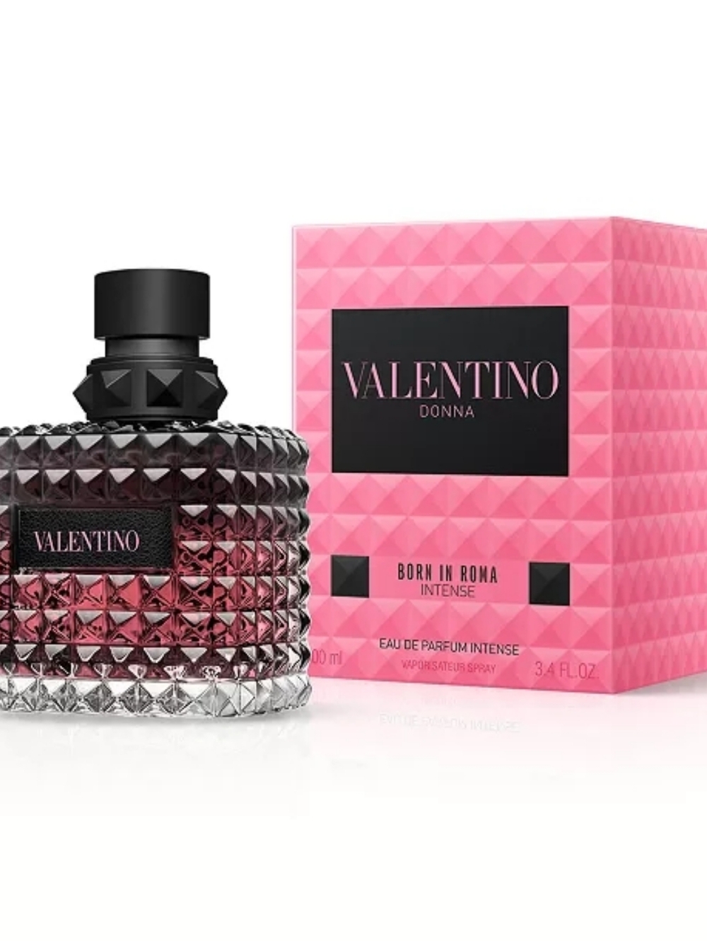 Valentino Donna Born In Roma Intense EDP - Pink & Black Bottle 3.5oz New.